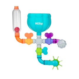 Nuby Wacky Waterworks Pipes Bath Toy - Baby Bathtub Toy with Interactive Feature