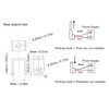 Mini Electric Linear Actuator 24V, Linear Actuator Motor Speed 150N
