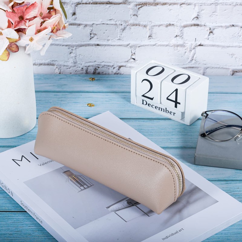 Fyore Pencil Case, PU Leather Pencil Case, Small Pencil Case