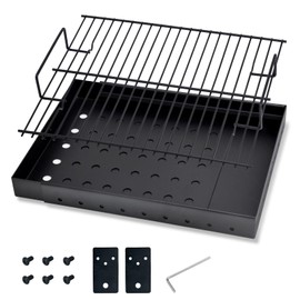 Hiorucet 15-28 Inches Charcoal Tray for PS9900 47183T-21, Smoke Hollow Charcoal Basket for 6500 6800 8500 47183T HC4518L PS9500 SH5000 SH7000 SH19030119 SH19030219 SH9916 Smoke Hollow Grill Parts