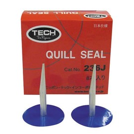 TECH 236J QUILL SEALS 8 Pcs Pack Tire Repair Puncture Repair Material for Inner Surface Repair Wound Holes Within 0.2 inch (6 mm) Patch Part Φ2.0 inches (50 mm) 8 Pieces/Box