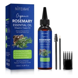 🌱💆‍♀️ Fast Hair Growth Treatment with Rosemary & Castor Oil – Strengthening & Revitalizing Formula for Fuller Hair 🌿✨