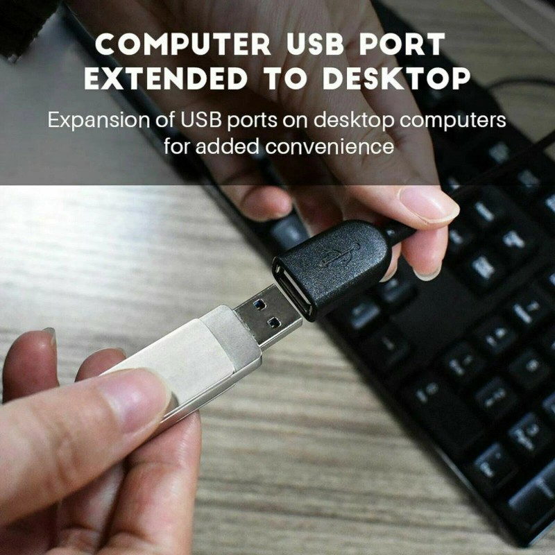 spinner.stores High-Speed USB to USB Extension Cable USB 2.0 Adapter
