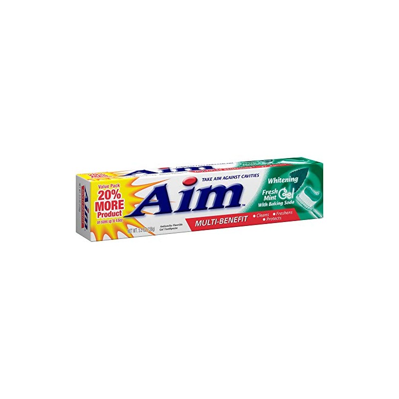 Aim Whitening Toothpaste with Baking Soda 5.5oz