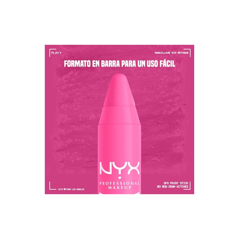 Nyx Professional Makeup, Pintura Facial y Corporal en Barra, Tono