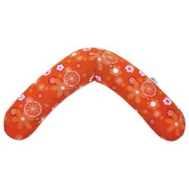 Theraline Fabric Cover for Nursing Pillow Circles Red