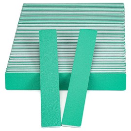 GazePlus Nail File, 50 Pcs Nail Files 100/180 Grit for Acrylic Nails Gel Nails Dip Powder Nails Poly Gel Washable Reusable Double Sided Buffering