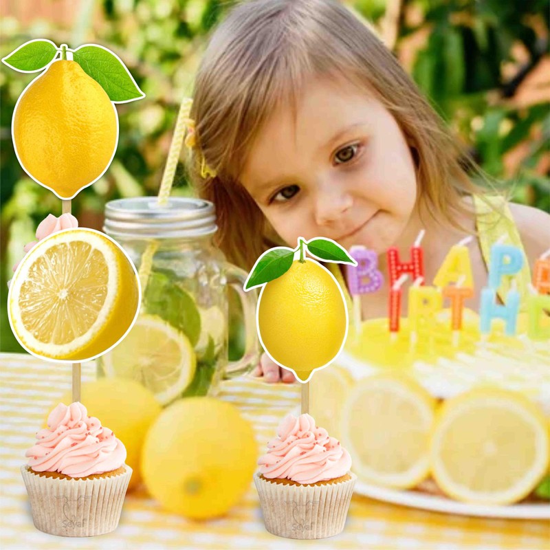 Lemon Cupcake Topper