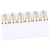 Mikinona 6pcs Foaming Pump Bottle Sturdy White Cosmetic Dispenser Golden