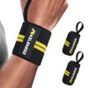 Muñequeras Gym,1 Par Correas de Muñeca con Sujetador de Pulgar,