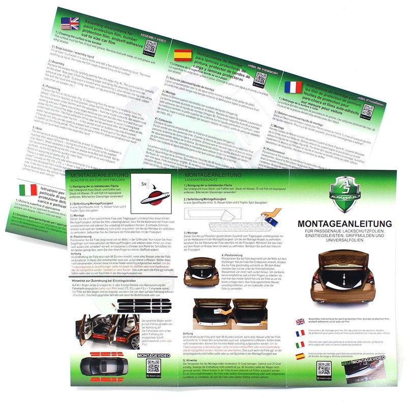 Finest Folia L012 L037 Boot Sill Protector Paint Protection Film