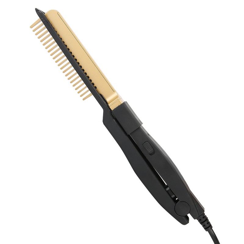 Electric Heating Comb WetDry Use Hair Straightening Hot Brush Hairdressing