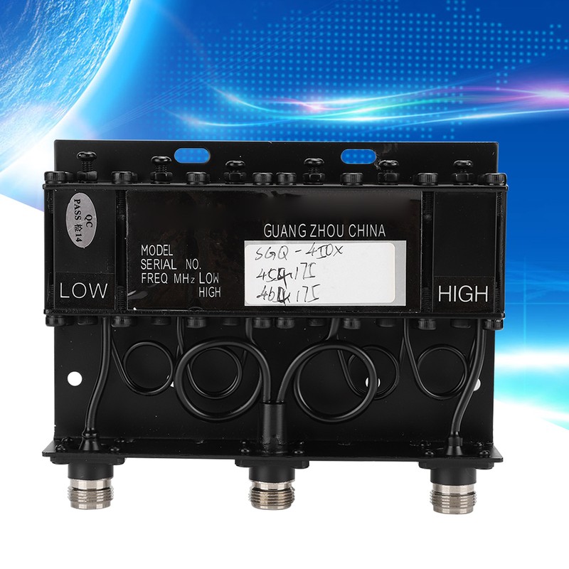 10W UHF 6 Cavity Duplexer TX: 454.175 MHZ RX: 464.175MHZ