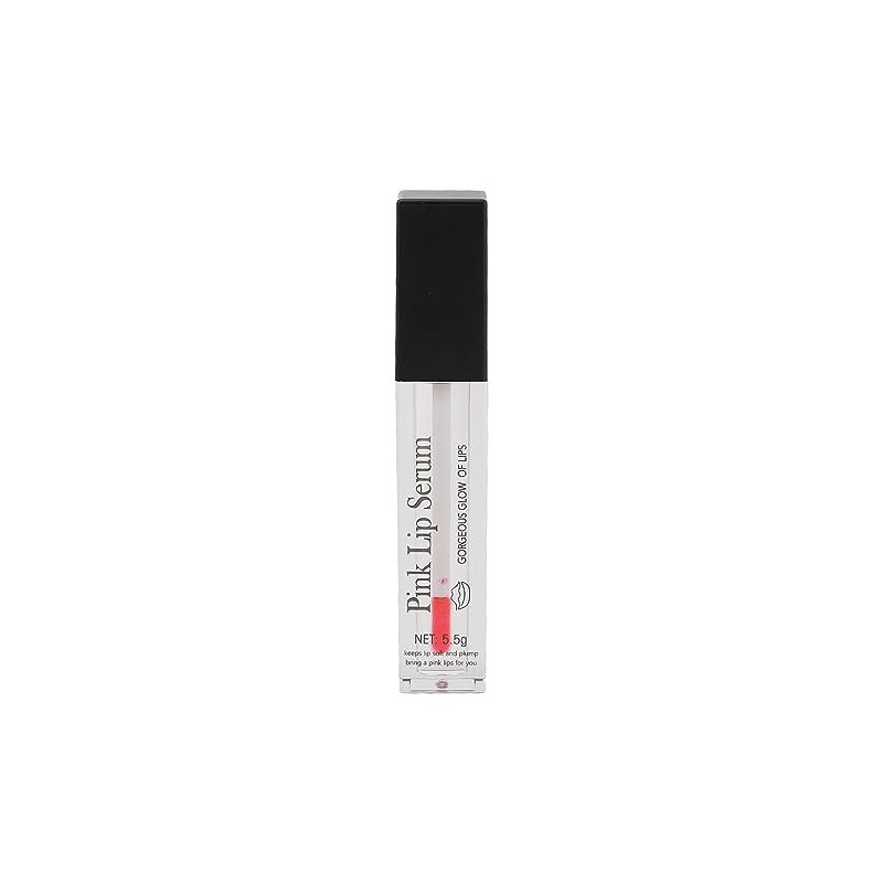 Suero Labial Rosa, Aceite Sérum Labial Hidratante Revitalizante de Larga