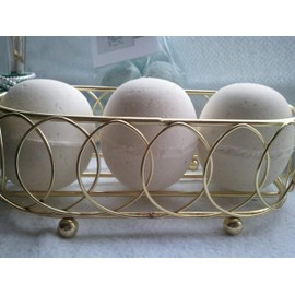 3 Oatmeal Milk and Honey Luxury Bath Bomb Fizzies, Made with Shea, Mango and Cocoa Butter, Ultra Moisturizing, Great for Dry Skin,