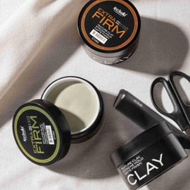 KooSwalla Hair Clay for Men, Long Last Mens Hair Styling Clay Medium Hold Low shine Nautral Looking for Soft Fine or Medium-Thickness Hair with Natural Ingredient 100g