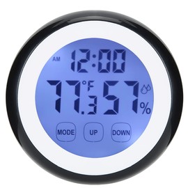 01 02 015 Reloj electrónico, de tamaño pequeño, fácil de Transportar, Reloj, cuélguelo en la Pared con Bloque magnético, para la decoración del hogar de la Oficina en el hogar