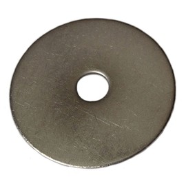 Type 18-8 Stainless Steel Fender Washers Size 1/4" x 1" (pack of 100pcs) Marine Bolt Supply