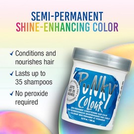 JEROME RUSSELL Jerome russell punky color semi-permanent conditioning hair color - atlantic blue