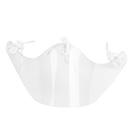 BESPORTBLE Ice Hockey Goalie Neck Guard: Clear Goalkeeper Neck Protector, White Semicircle Protective Equipment