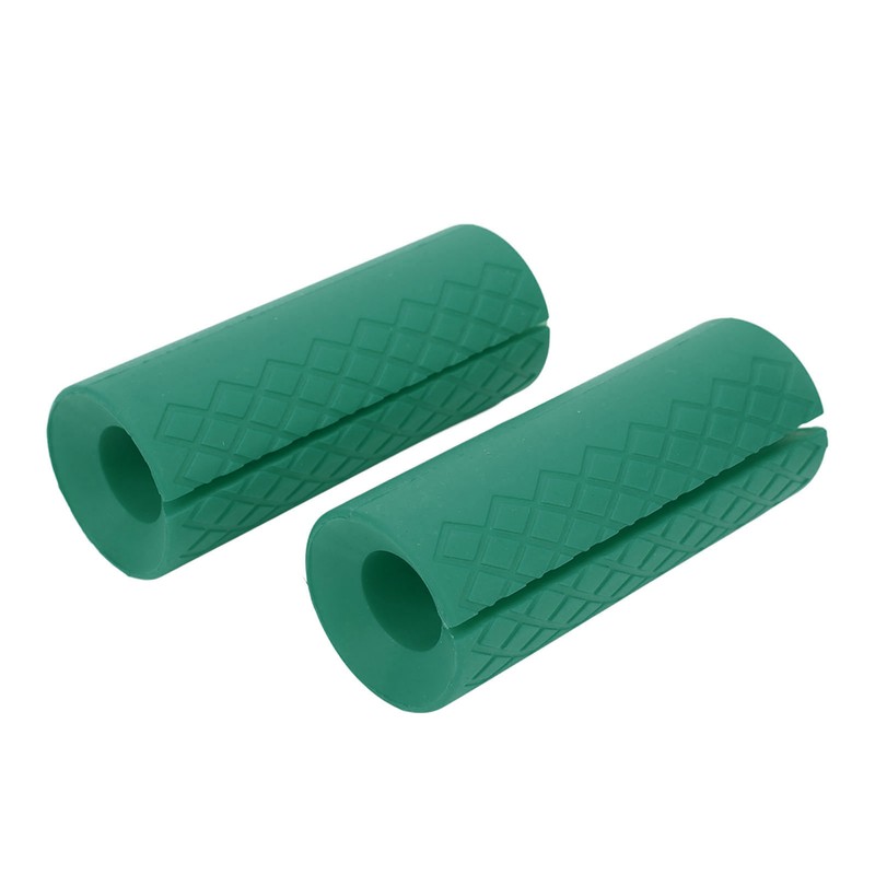 1 Pair Dumbbell Grip Silicone Anti Slip Thicken Bar Grip
