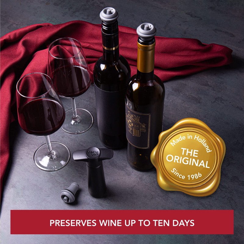Vacu Vin Wine Saver Vacuum Stoppers Set of 4 –