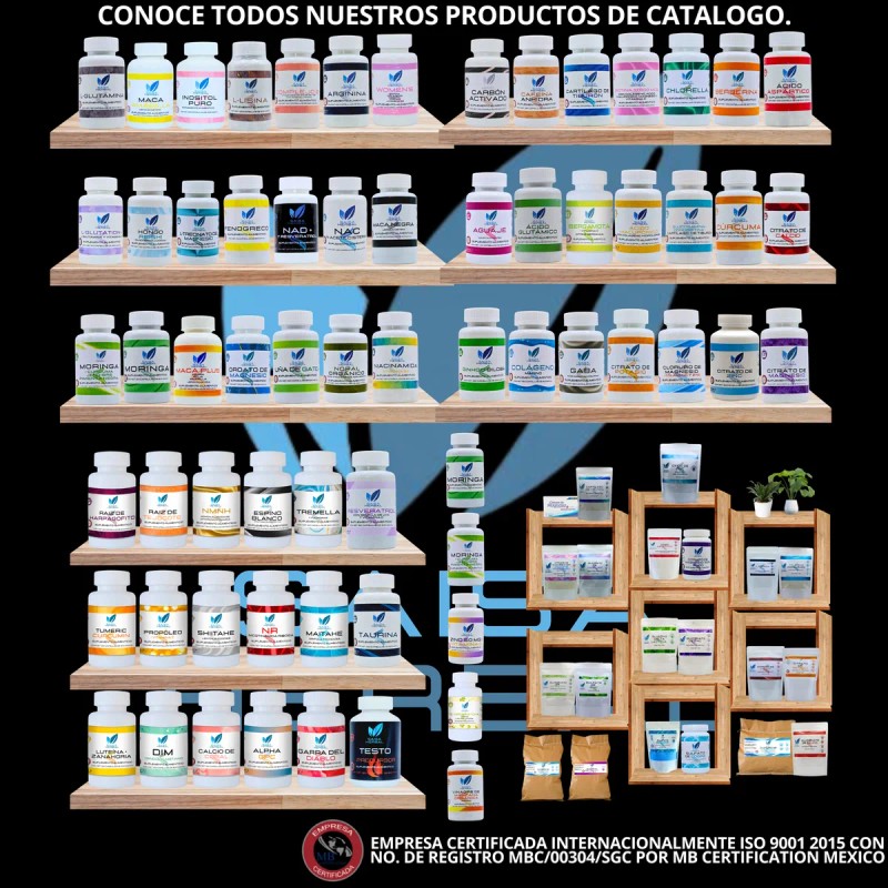 Péptidos De Colágeno Marino Puro 120 Cápsulas Saisa Herbal