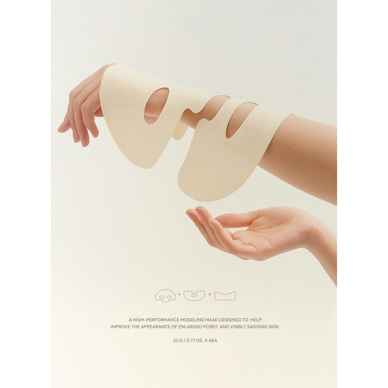 Moref Leeds Back Tightening Mask 4 Sheets, 4 Pieces /