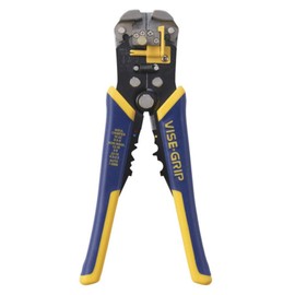 IRWIN Vise-Grip Wire Stripper, 2 Inch Jaw, Cuts 10-24 AWG, ProTouch for Comfort, Blue (2078300)