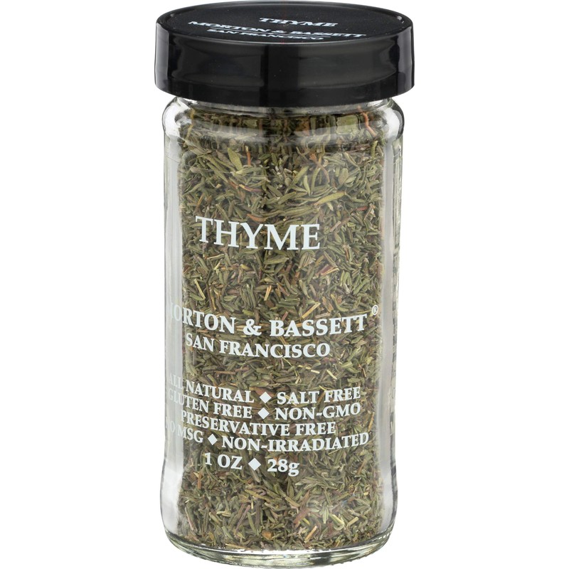 Morton & Bassett Thyme, 1 oz – Non-GMO, Salt-Free, Fragrant