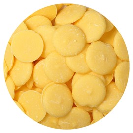 Yellow Chocolate Melting Wafers, 2lb Bulk Bag, Yellow Chocolate, Yellow Candy, Melting Chocolate Candy Discs For Baking, Dipping, Decorating, Bulk Chocolate Bag - The Hampton Popcorn & Candy Company