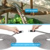 TUNHUI Heavy Duty Flexible Metal Garden Hose Stainless Steel Water