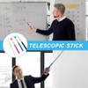 4 Pcs Telescopic Teachers Pointer, Extendable Finger Shape Pointer Finger