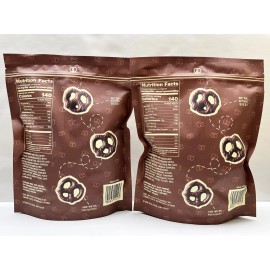Trader Joe's 2 Packs Trader Joe's Dark Chocolate Covered Mini Pretzels 12 oz Each EXP 11/2025