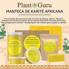 Plant Guru African Shea Butter Raw Unrefined Grade 100 Pure Natural Gold Yellow Diy Body Butters Lotion Cream Lip Balm Soap Making Supplies Eczema