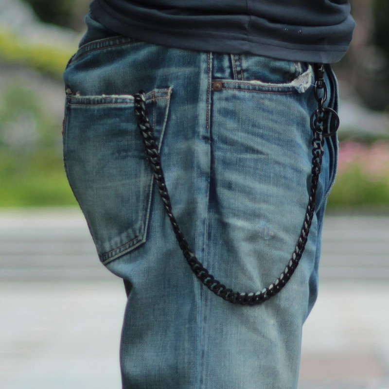 Ruth&Boaz Hexangular chain Stainless Steel Key Chain Wallet Chain (13",