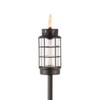 TIKI Outdoor Glass Lantern Torch – Weather-Resistant Decorative Torch for