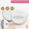 Qopoto 5 Pieces Large Body Powder Puff and Powder Container,