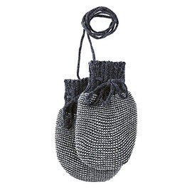 Disana Organic Merino Wool Baby Knitted Gloves anthracite-grey