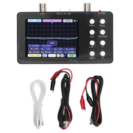 Digital Oscilloscope 2 Channel Portable Signal Generator 2Mhz Bandwidth 50M Sampling Rate 3.2in LCD Backlight Display