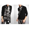 GFM® Music Notes UNISEX Scarf - Black - (MU-Unisex- KLSFD)