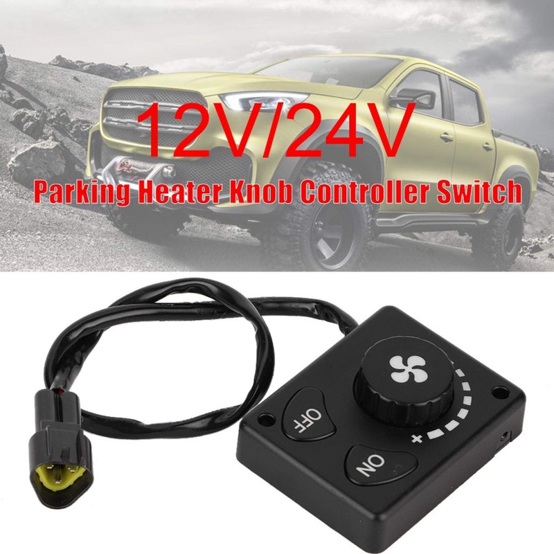 Parking Heater Controller, DC 12V/24V Auxiliary Heater Button Controller Switch