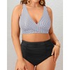 Holipick Two Piece Plus Size Swimsuits for Women High Waisted