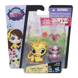Littlest Pet Shop Pet Pawsabilities Leona Filbert and Cackles Rossi Doll