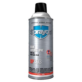Sprayon SP603 Blue Layout DYE 12 oz Aerosol, SKU #S00603000 SP603 Blue Layout DYE
