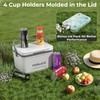 Portable Personal Cooler, Poolside Ice Chest for Above Ground Pool