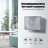 Heat Pump Room Thermostat Temperature Controller 4.8 Inch Color LCD