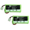 Battery Combo-Pack Compatible with AT&T-Lucent SL82218 Cordless Phone Includes: 2