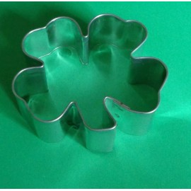 Foose New Tin St Patrick's Day 4-Leaf Clover Small Cookie Cutter