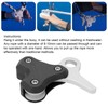 Aluminum Alloy Pulley Scuba Free Diving Buoy Metal Rope Retractor